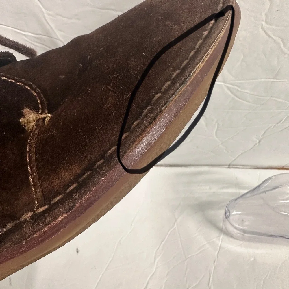 Cole Haan x Todd Snyder Lewis Chukka Boots Mens 7.5 M Brown Suede Ankle Lace‎ Up